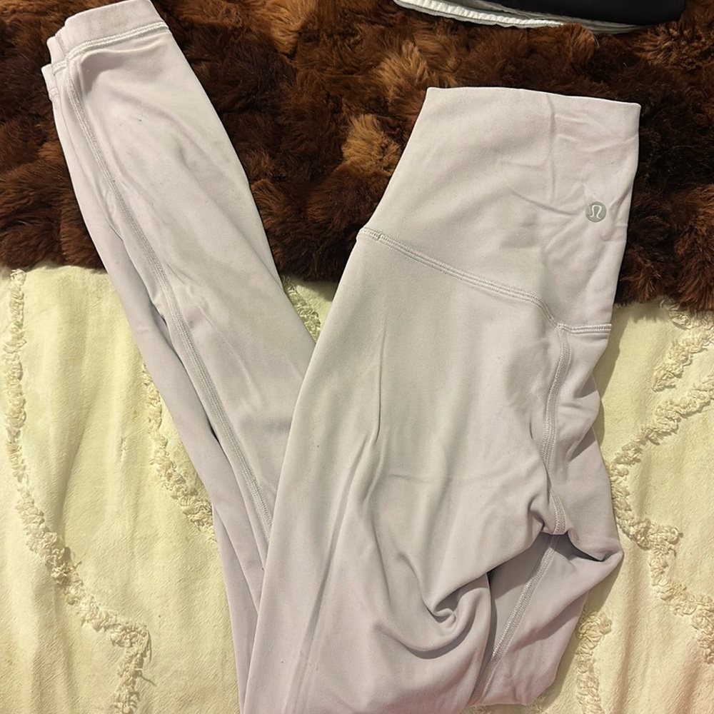 Light purple lulu wonder under leggings